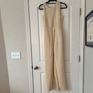 Trendy Tan Jumpsuit - Size Medium